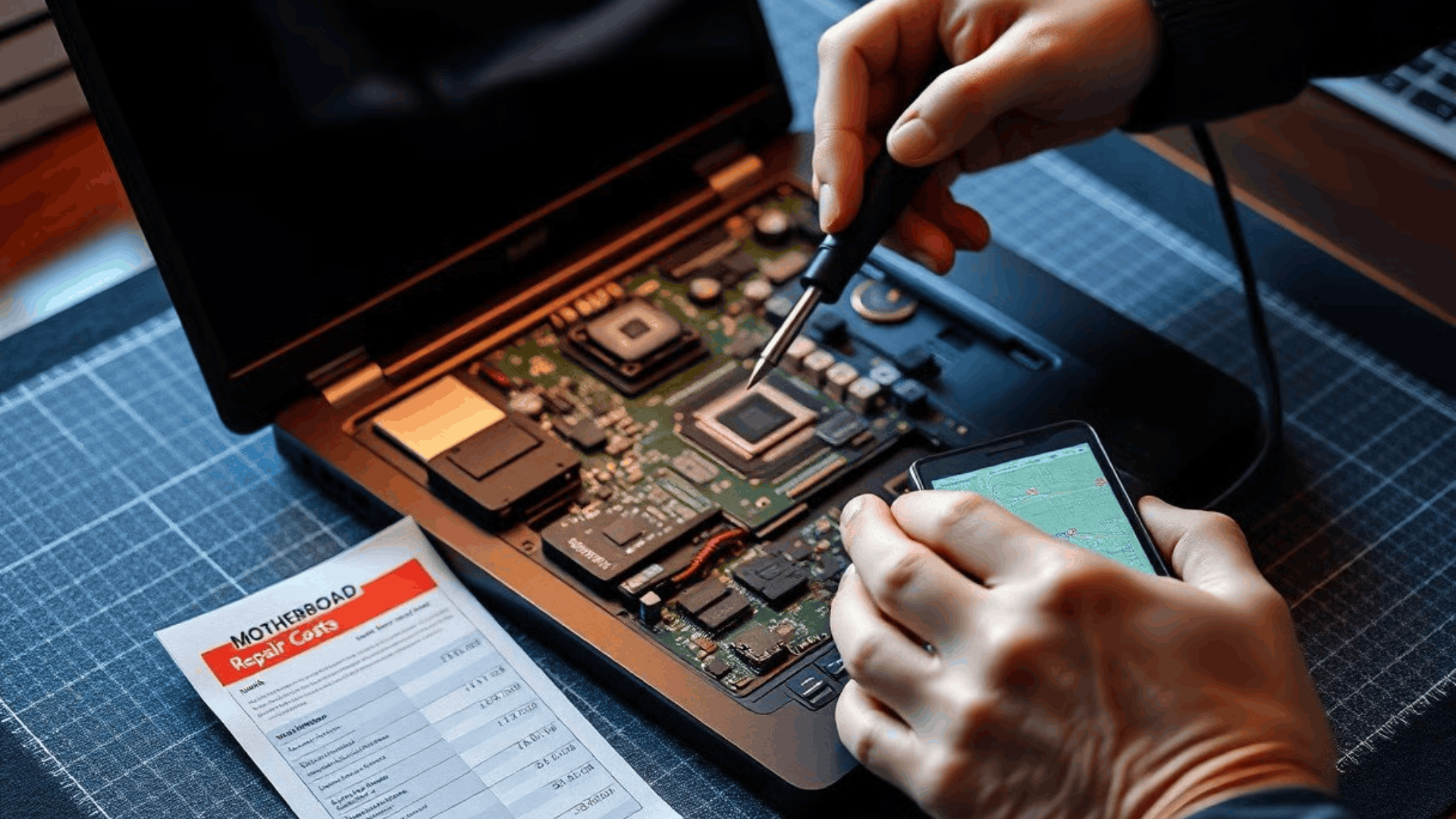 Dell Laptop Motherboard Repair in Nangloi