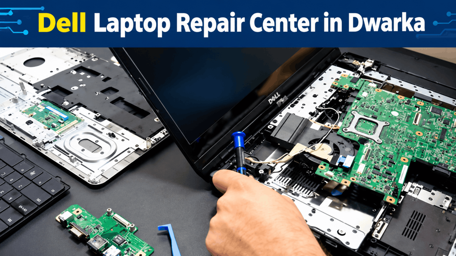 Dell Laptop Repair Center in Dwarka